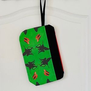 One of a kind handmade Oz Large Wristlet